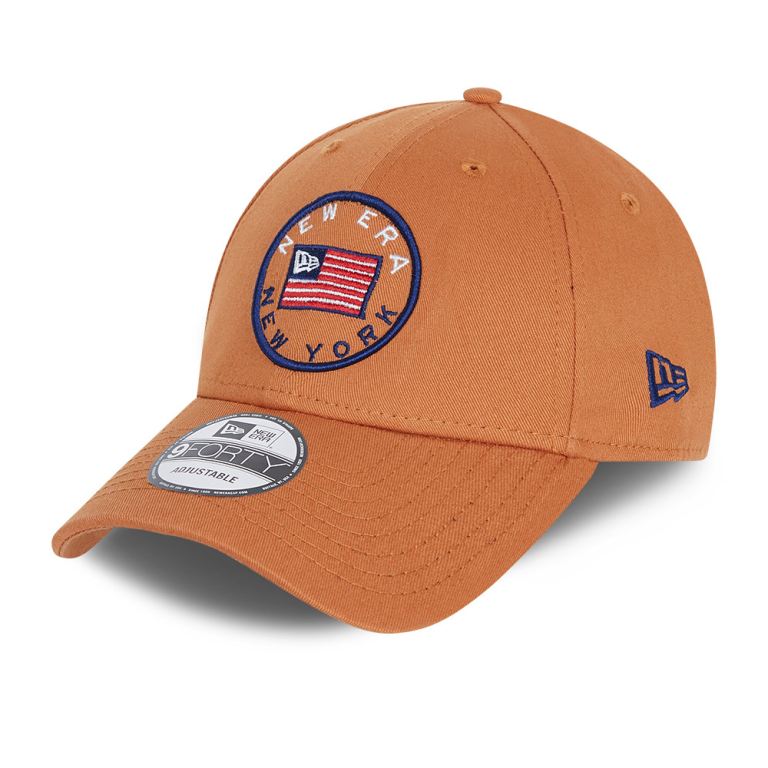 Gorras New Era 9forty Marrom - New Era USA Flag 40213MWYN